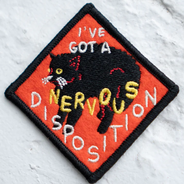 Nervous Disposition | Felt Sticky Patch