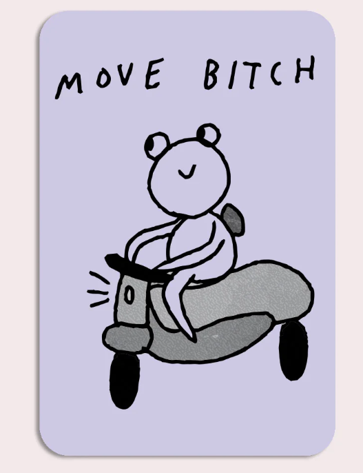 Move Sticker | Waterproof Vinyl Sticker