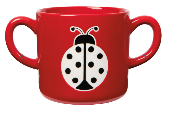 Ladybugs Double Handle Mug