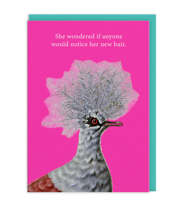 New Hair Greeting Card