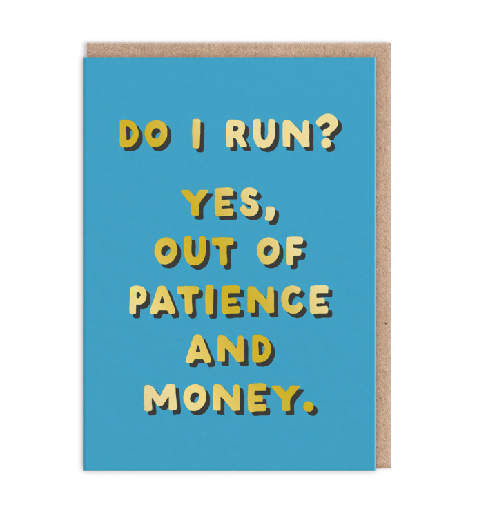 Do I Run? Greeting Card