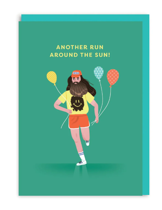 Forrest Gump Run Birthday Card