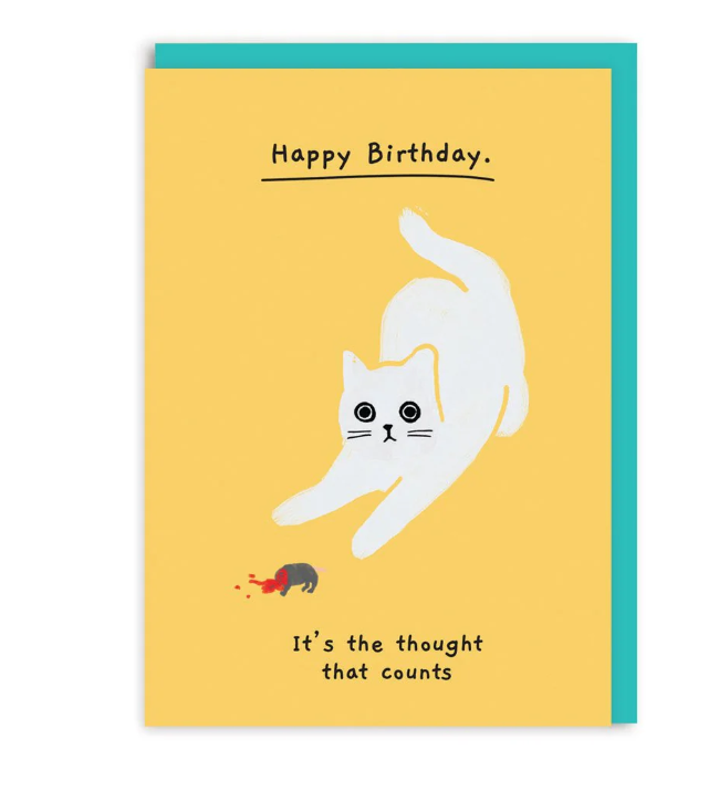 It's The Thought That Counts Greeting Card