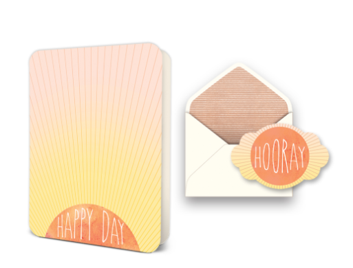 Happy Day Deluxe Greeting Card