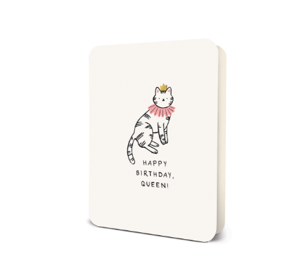 Happy Birthday Queen Greeting Card