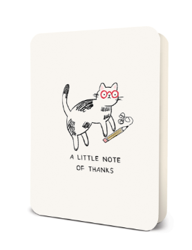 A Little Note Of Thanks Greeting Card