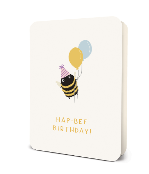 Hap-bee Birthday Greeting Card