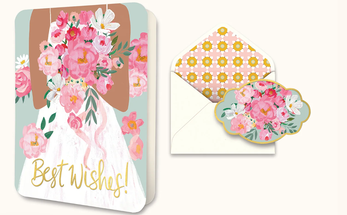 Best Wishes Bride Greeting Card