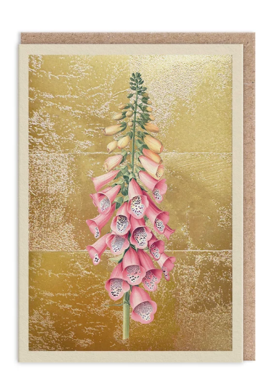 foxglove Greeting Card