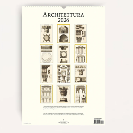 Architettura Wall Calendar