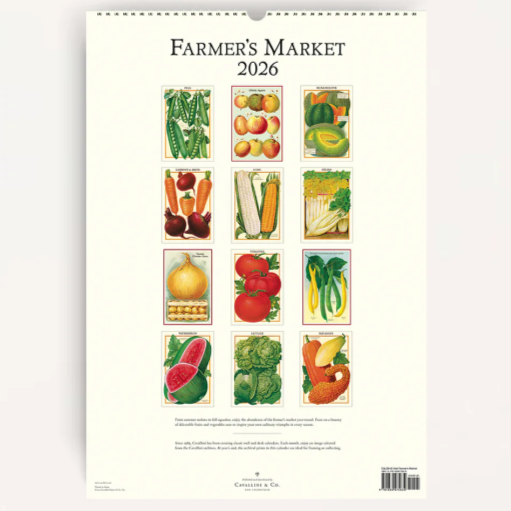 Farmer's Market Wall Calendar