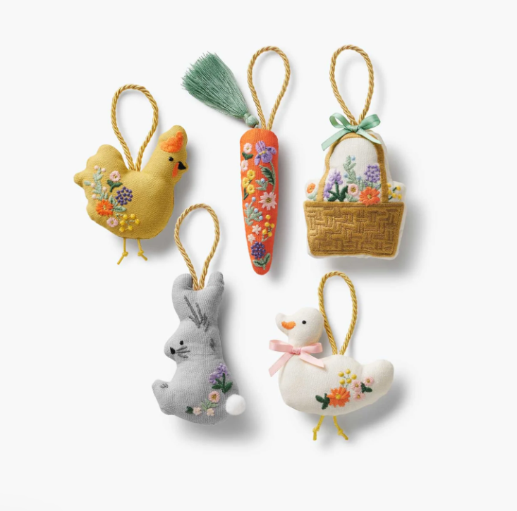 Easter Embroidered Ornaments Individual