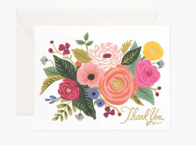 Juliet Rose Thank You Card
