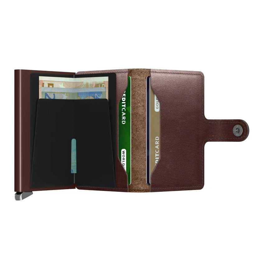Premium Miniwallet | Dusk Dark Brown