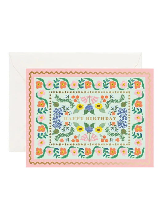 Sicily Garden Happy Birthday | Greeting Card