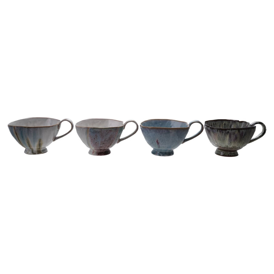 Stoneware Footed Mug