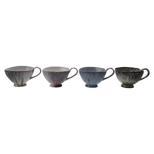 Stoneware Footed Mug