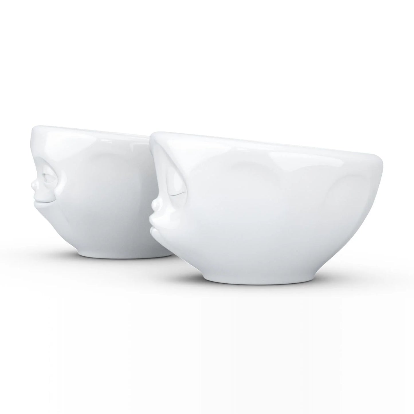 Small Bowl Set No. 1 | Grinning & Kissing Face (set of two)