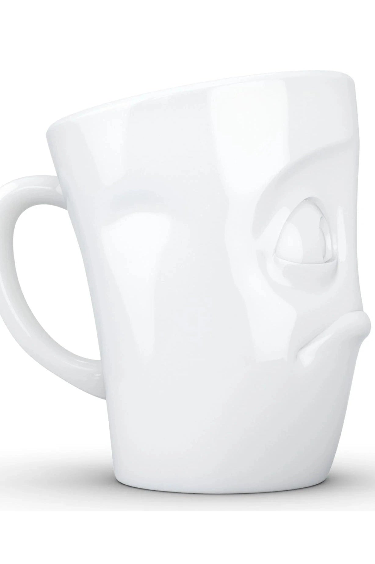 Baffled Face Mug with Handle | 11 oz