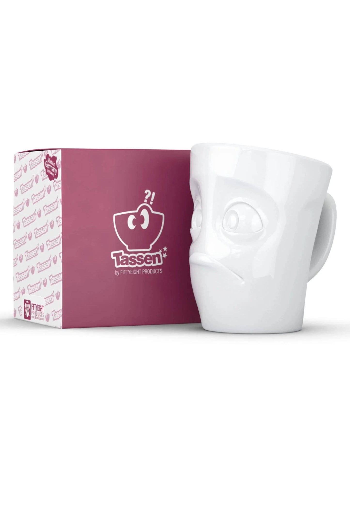 Baffled Face Mug with Handle | 11 oz