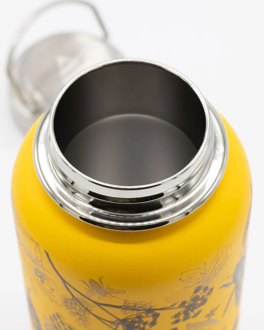 Honey Bee 32 oz Steel Water Bottle