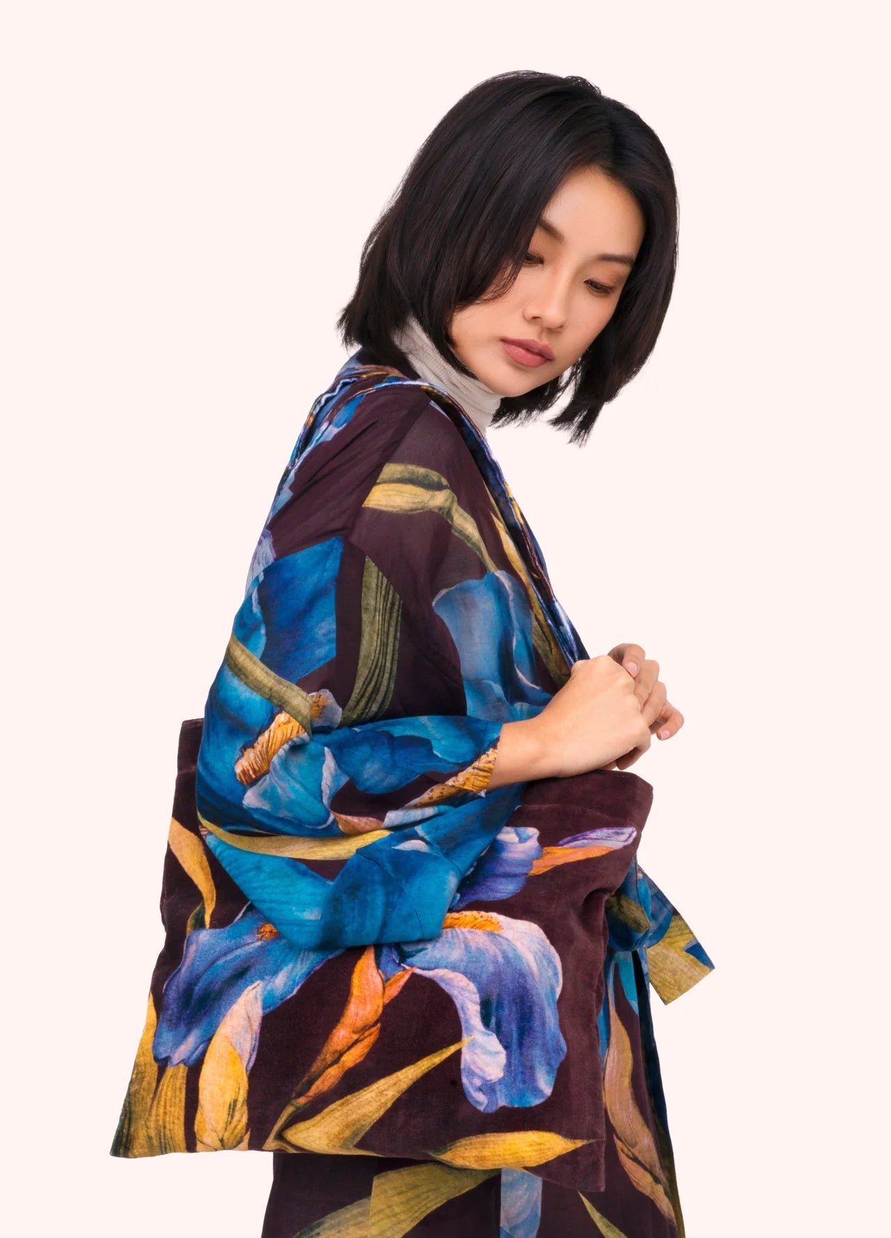 Velvet Tote - Iris