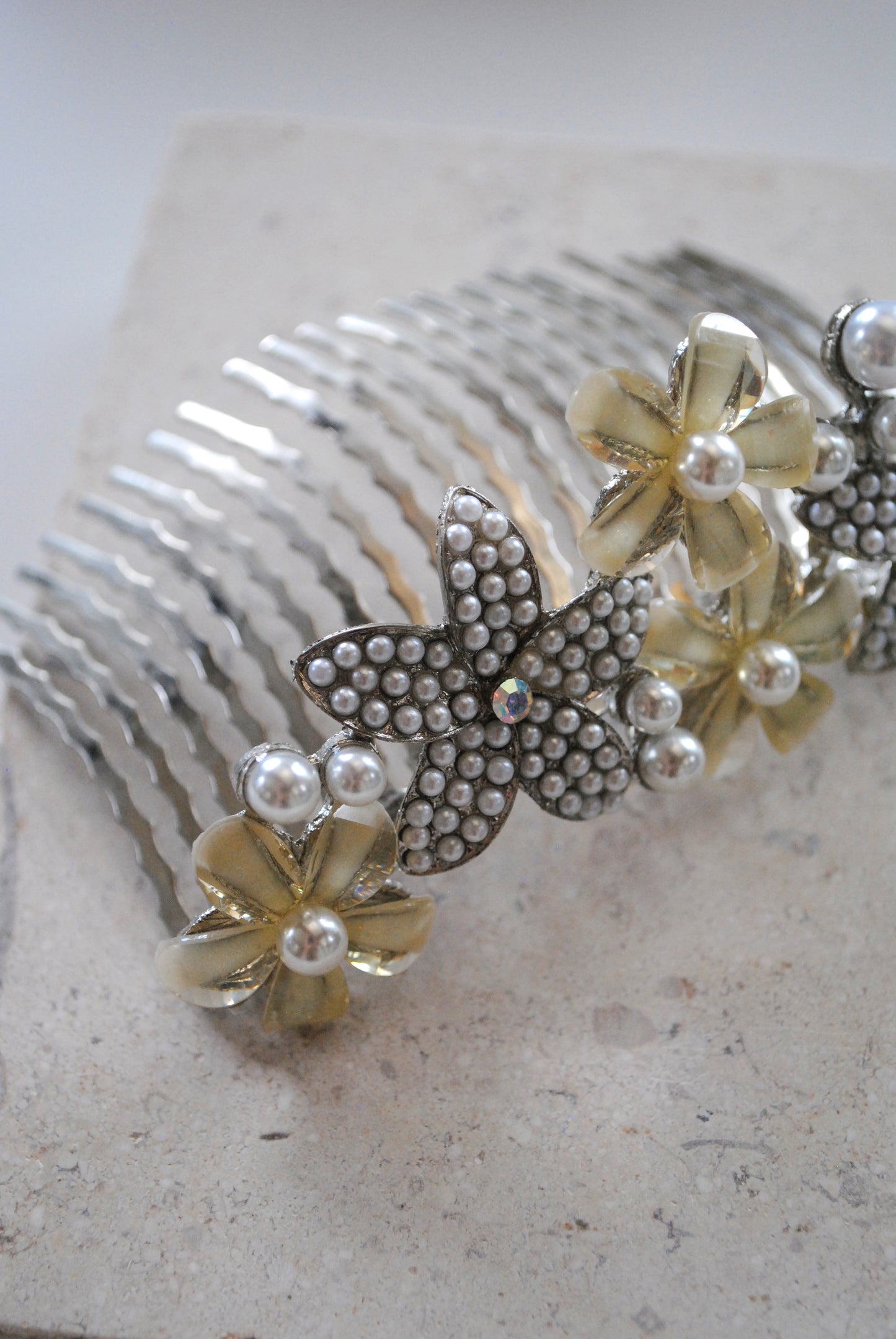 The Flower Girl Hair Comb