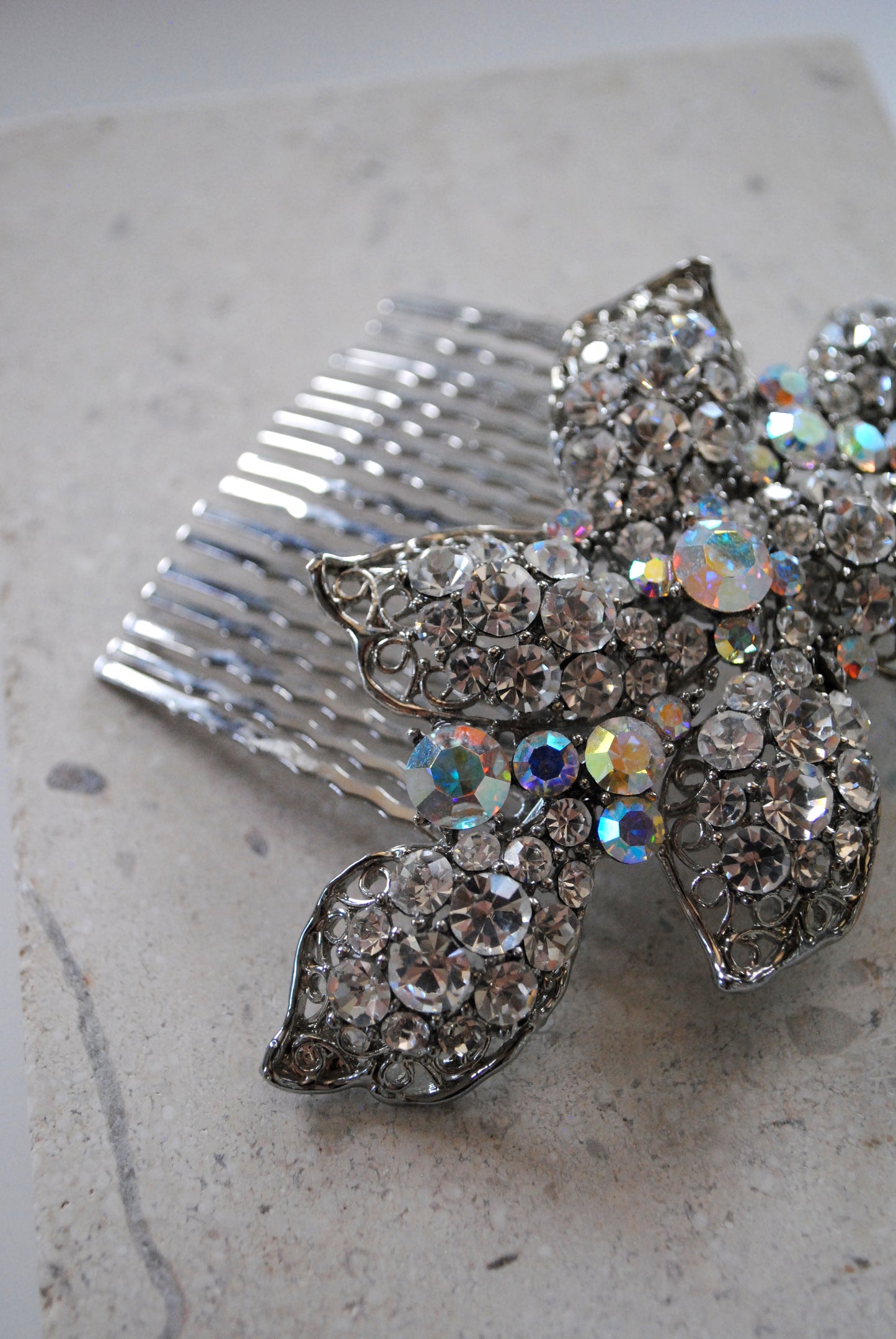 Sparkly Multicoloured Hair Comb