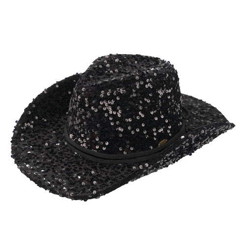 Shine on Sequined Cowgirl Hat