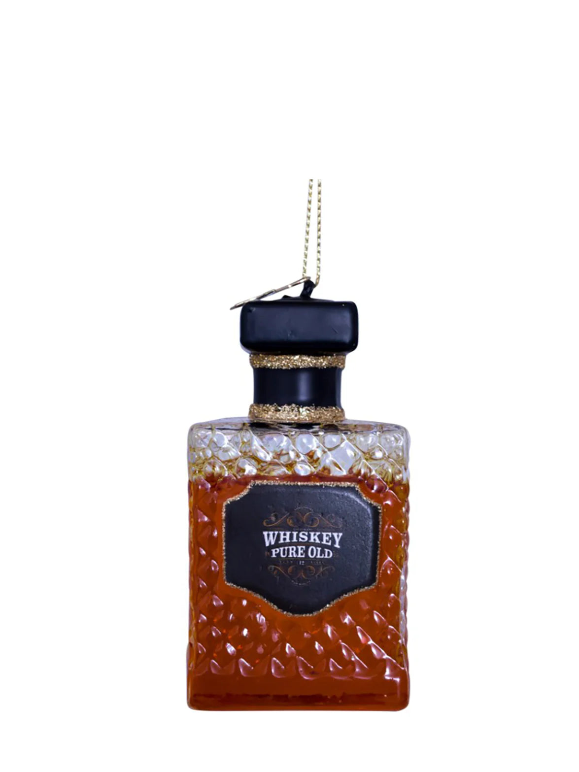 Ornament Glass Transparent Whiskey Bottle