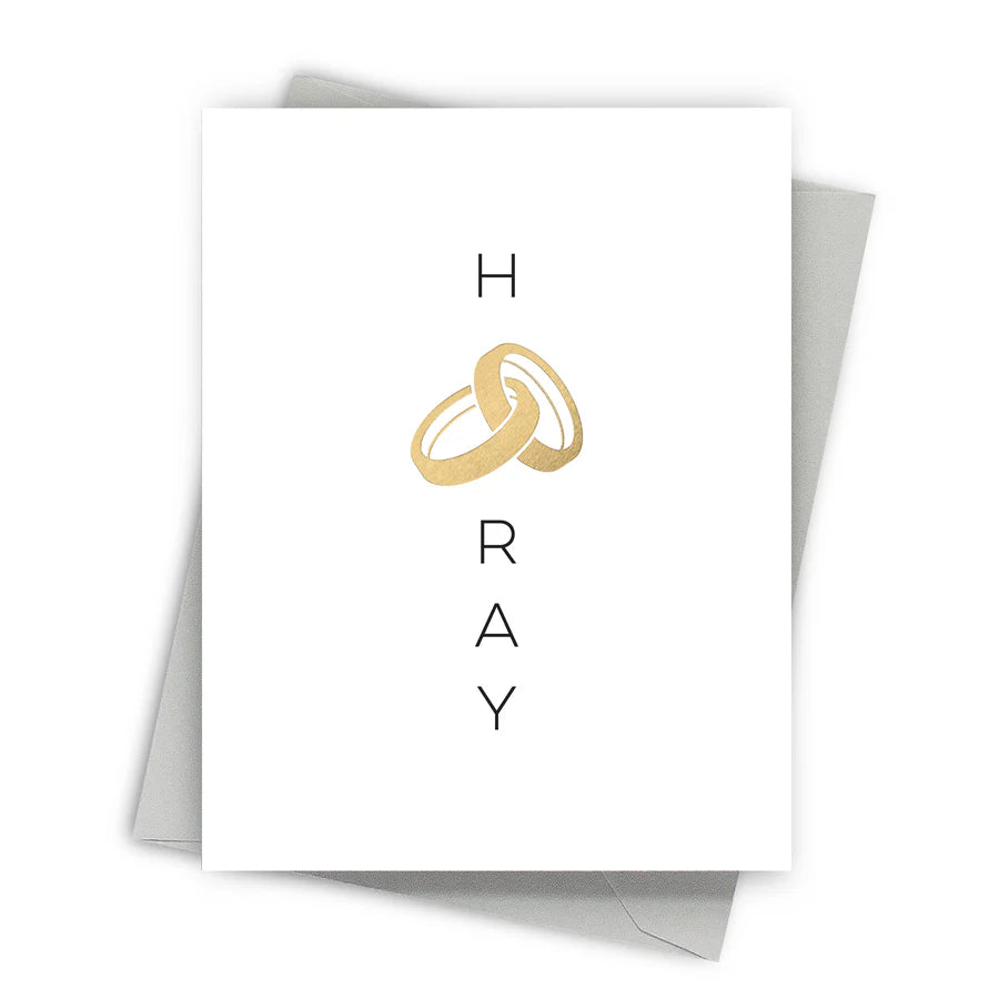 Hooray Rings Card