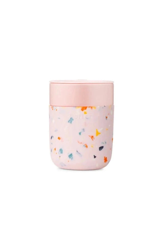 Ceramic Travel Mug 12oz | Terrazzo Blush
