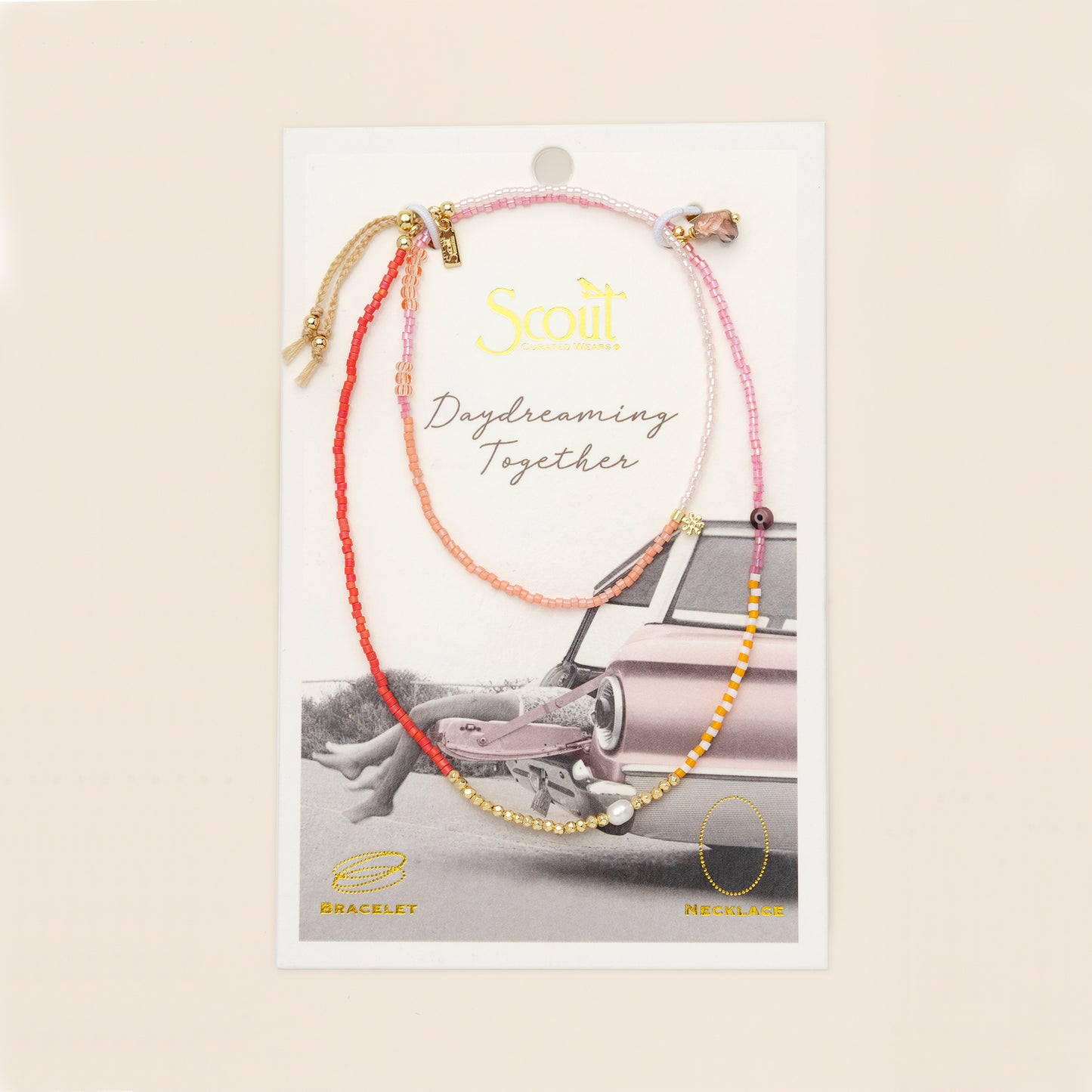 Mixed Media Wrap Bracelet/Necklace