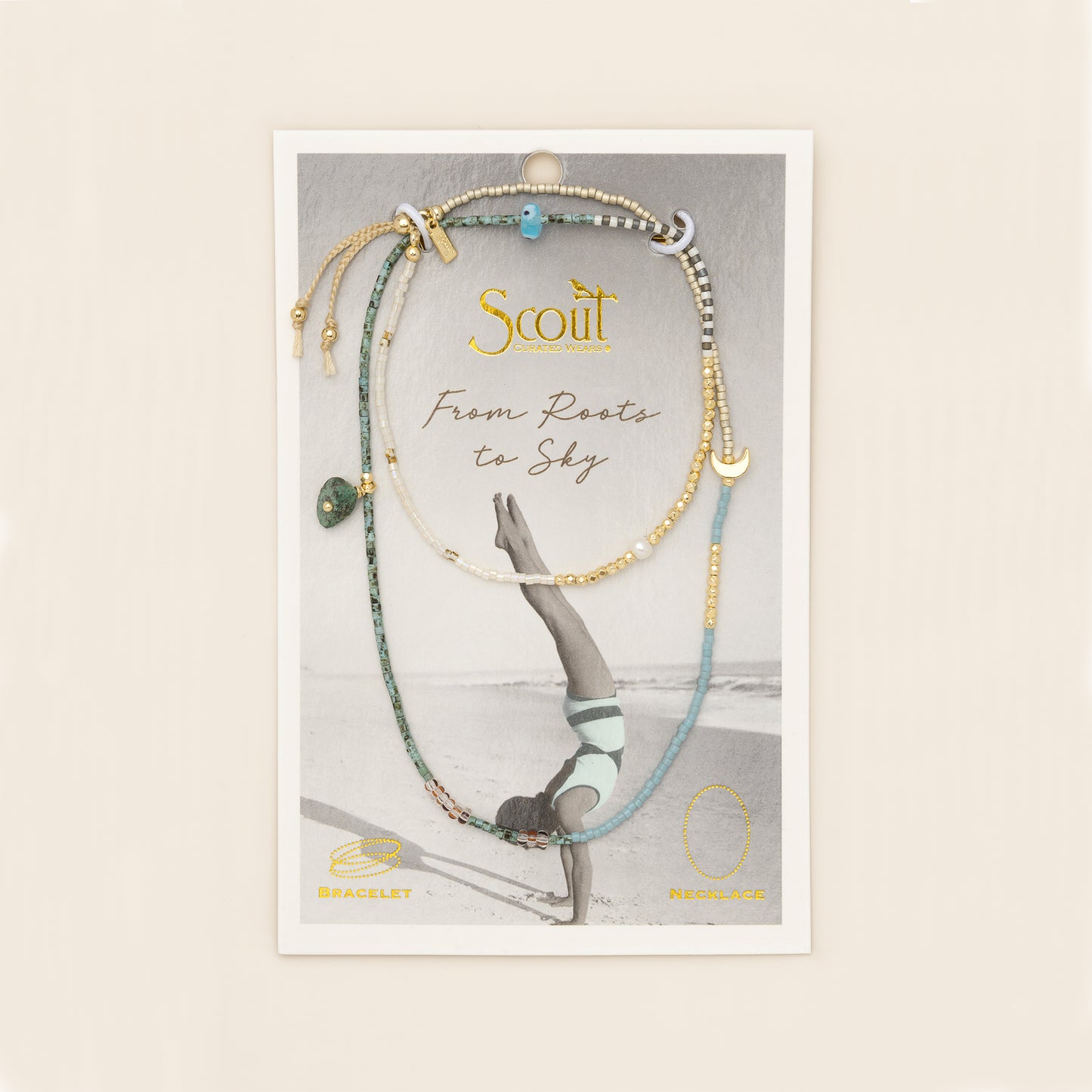 Mixed Media Wrap Bracelet/Necklace | Transformation