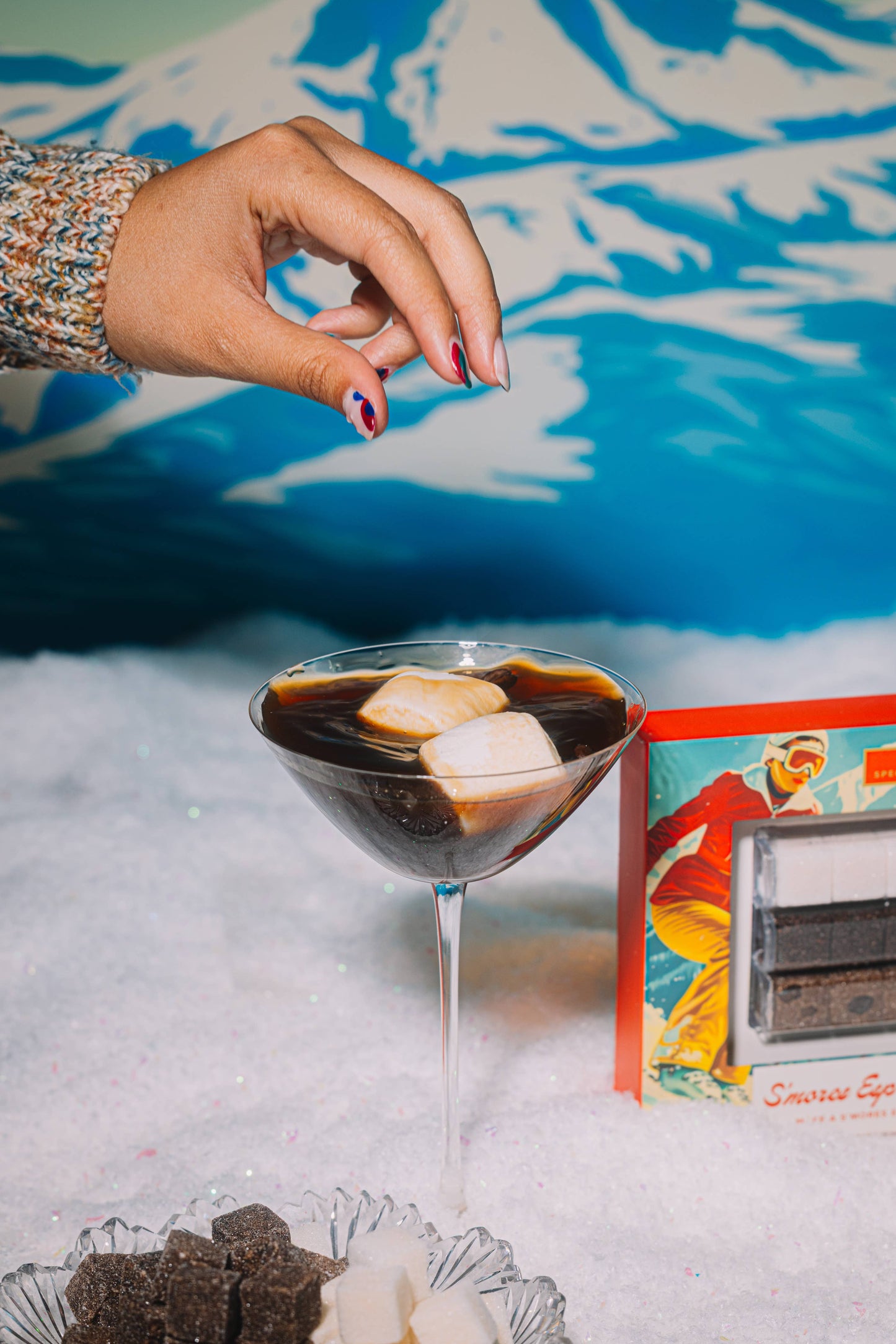 S’Mores Espresso Martini Mixer Kit (Chocolate, Marshmallow)