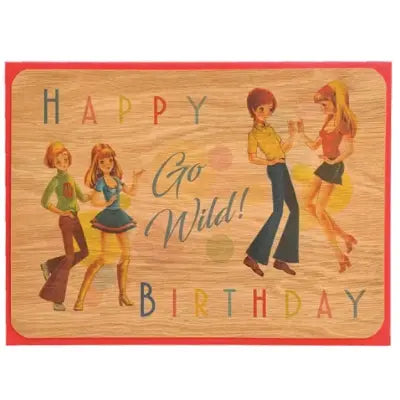 Wood Card Flat - Go Wild