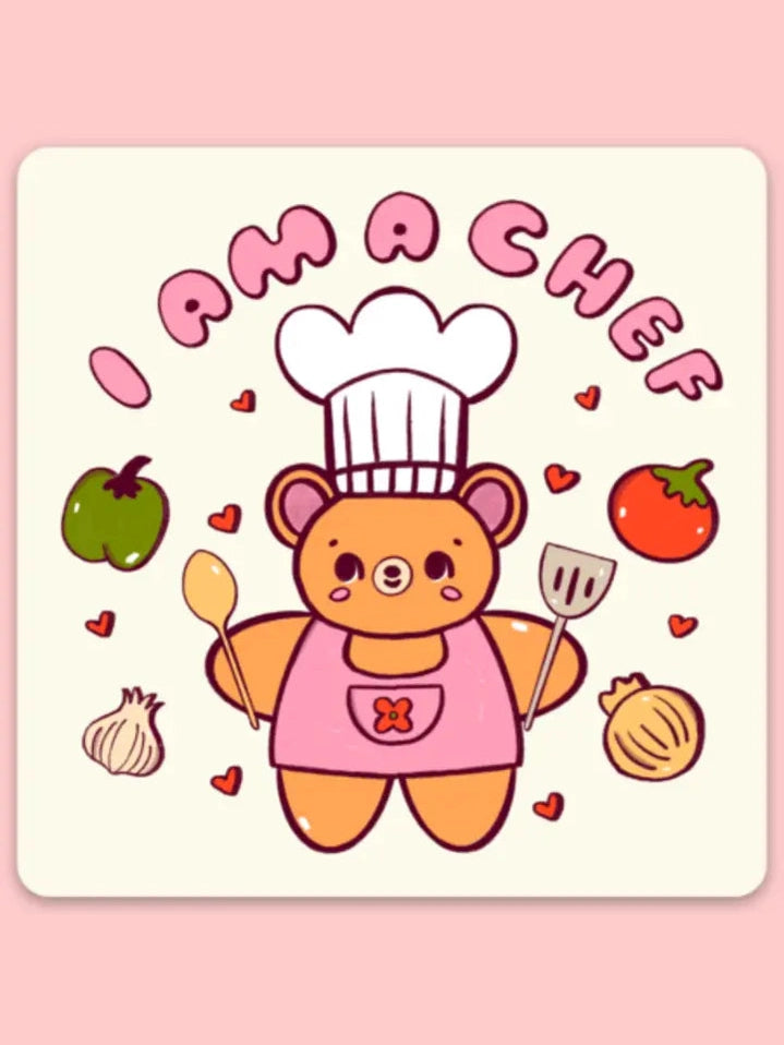 I Am A Chef Vinyl Sticker