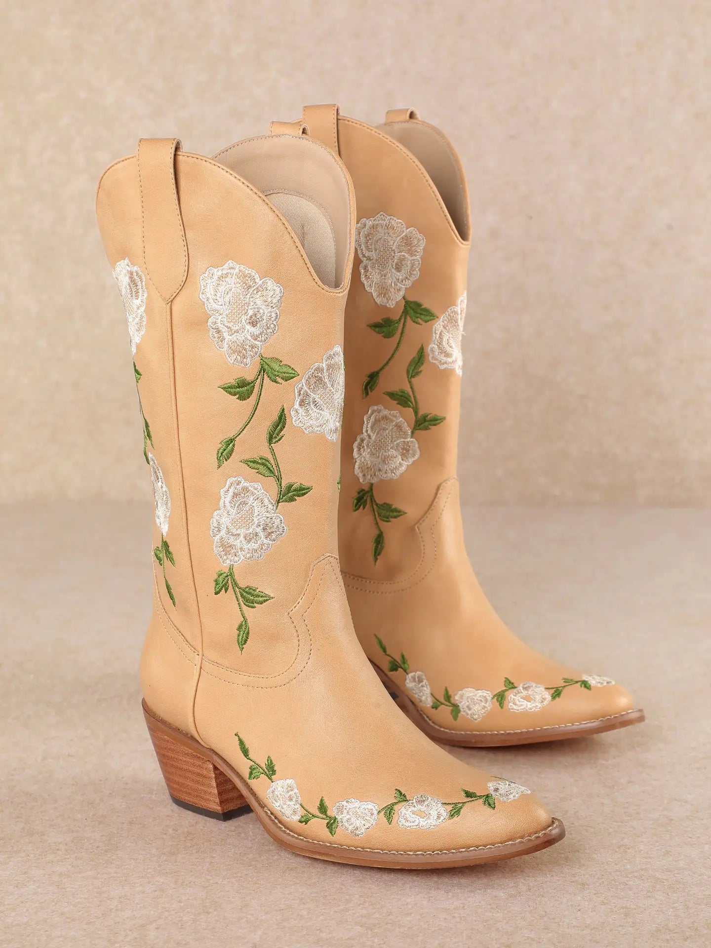 ZANA Cowboy Boots | Yellow
