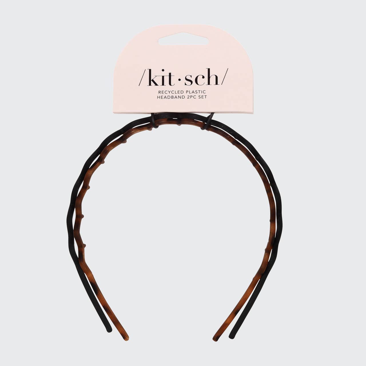 Zig Zag Headband 2pc | Black + Tort