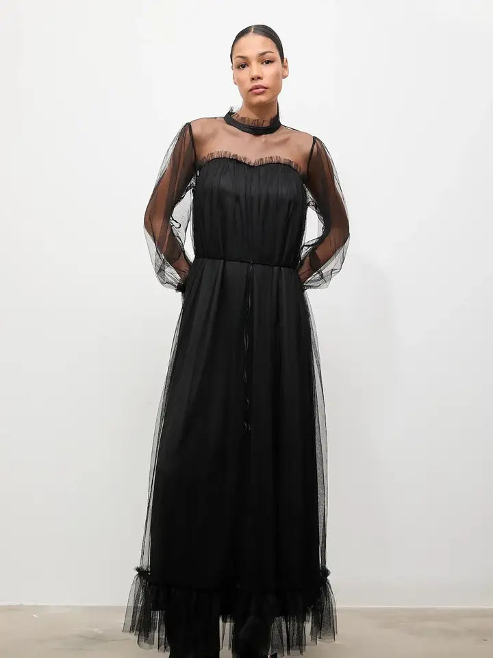 Iryna Long Tulle Dress