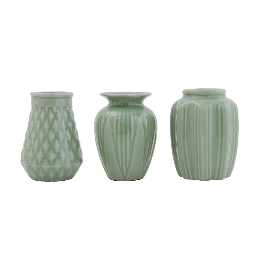 Jade Stoneware Vases | Individual