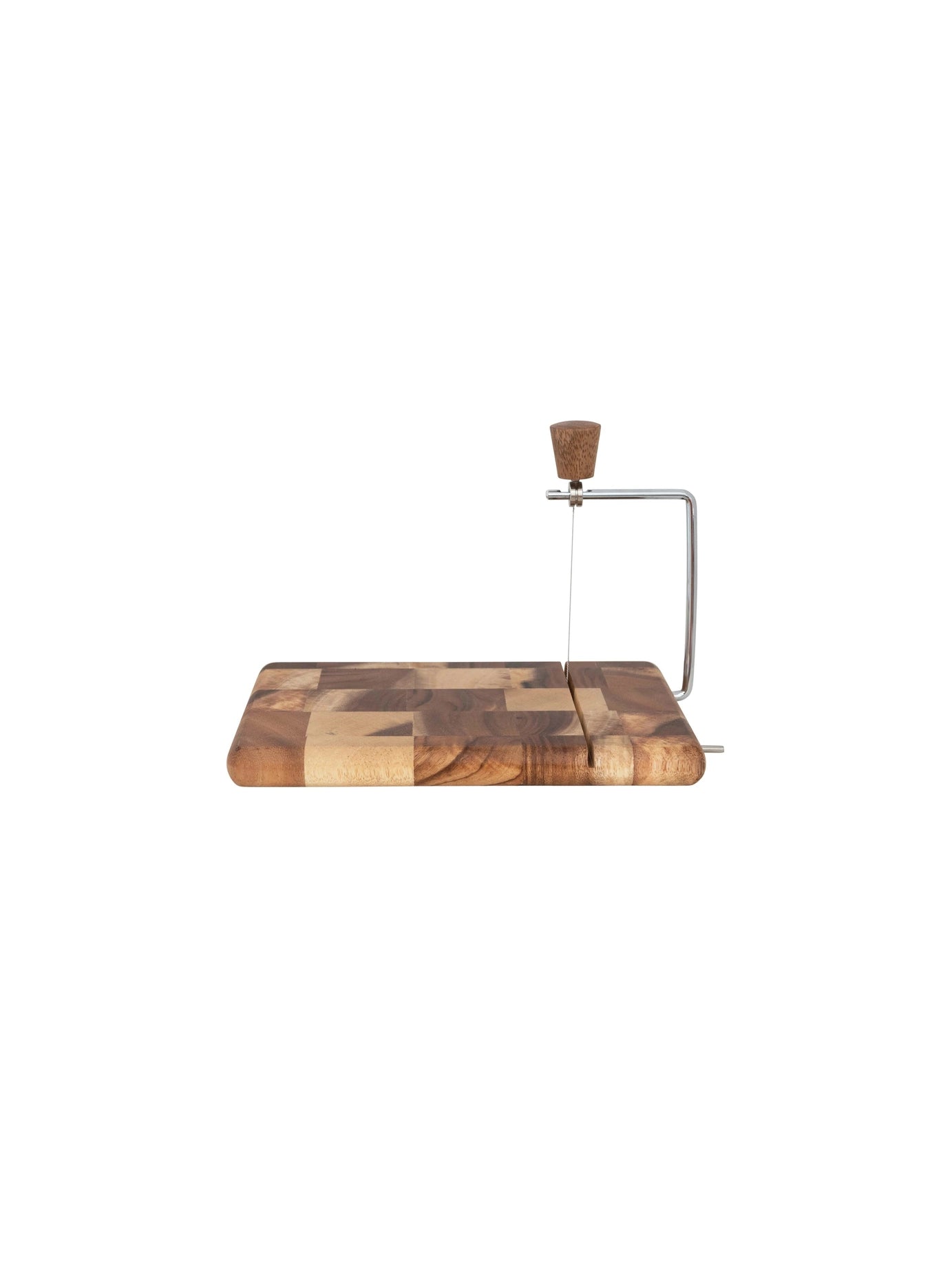 Suar Wood and Stainless Steel Cheese Slicer