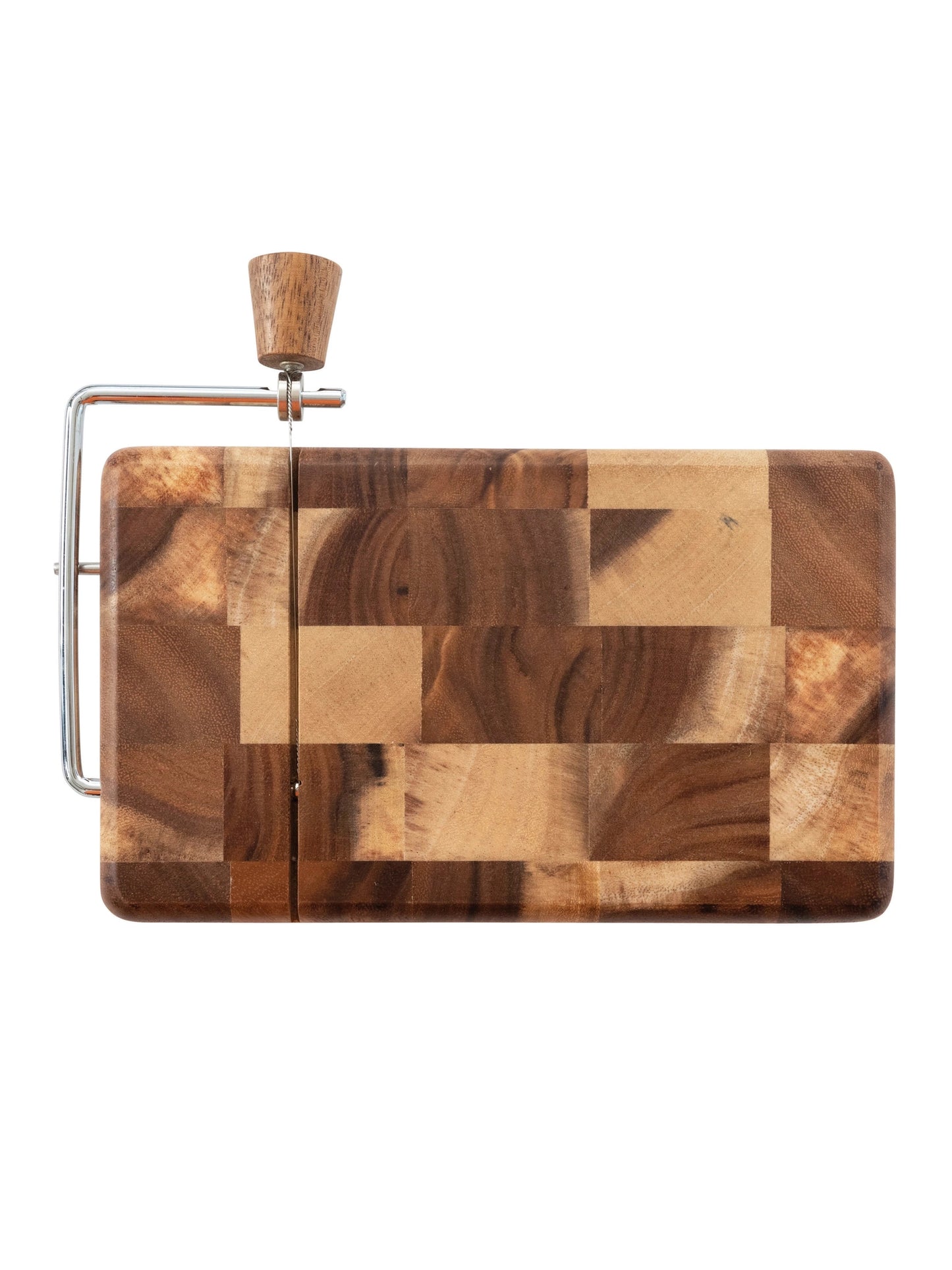 Suar Wood and Stainless Steel Cheese Slicer