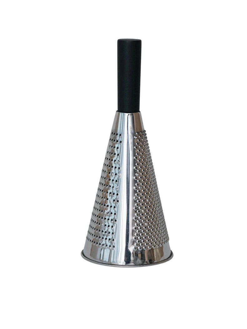 Stainless Steel Cone Shaped Grater w/ Mango Wood Handle