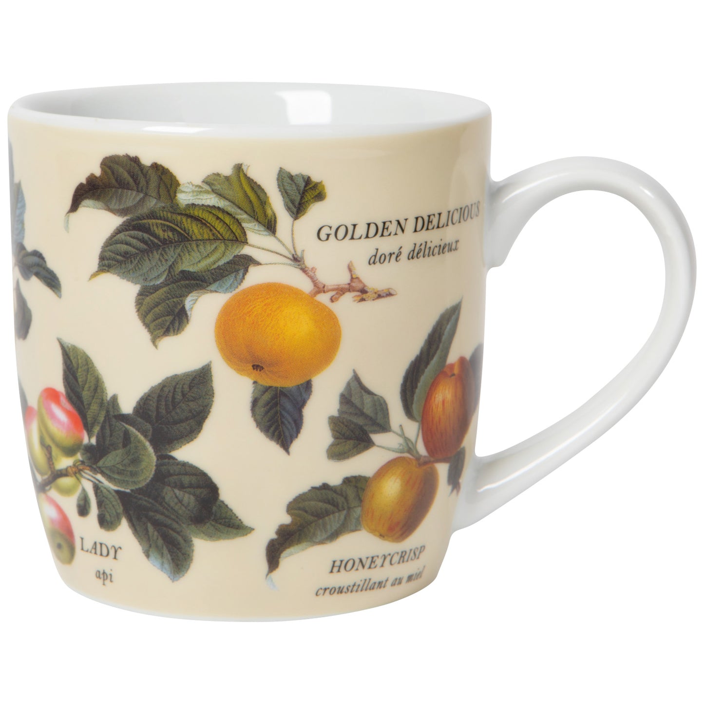 Apple orchard porcelain mug