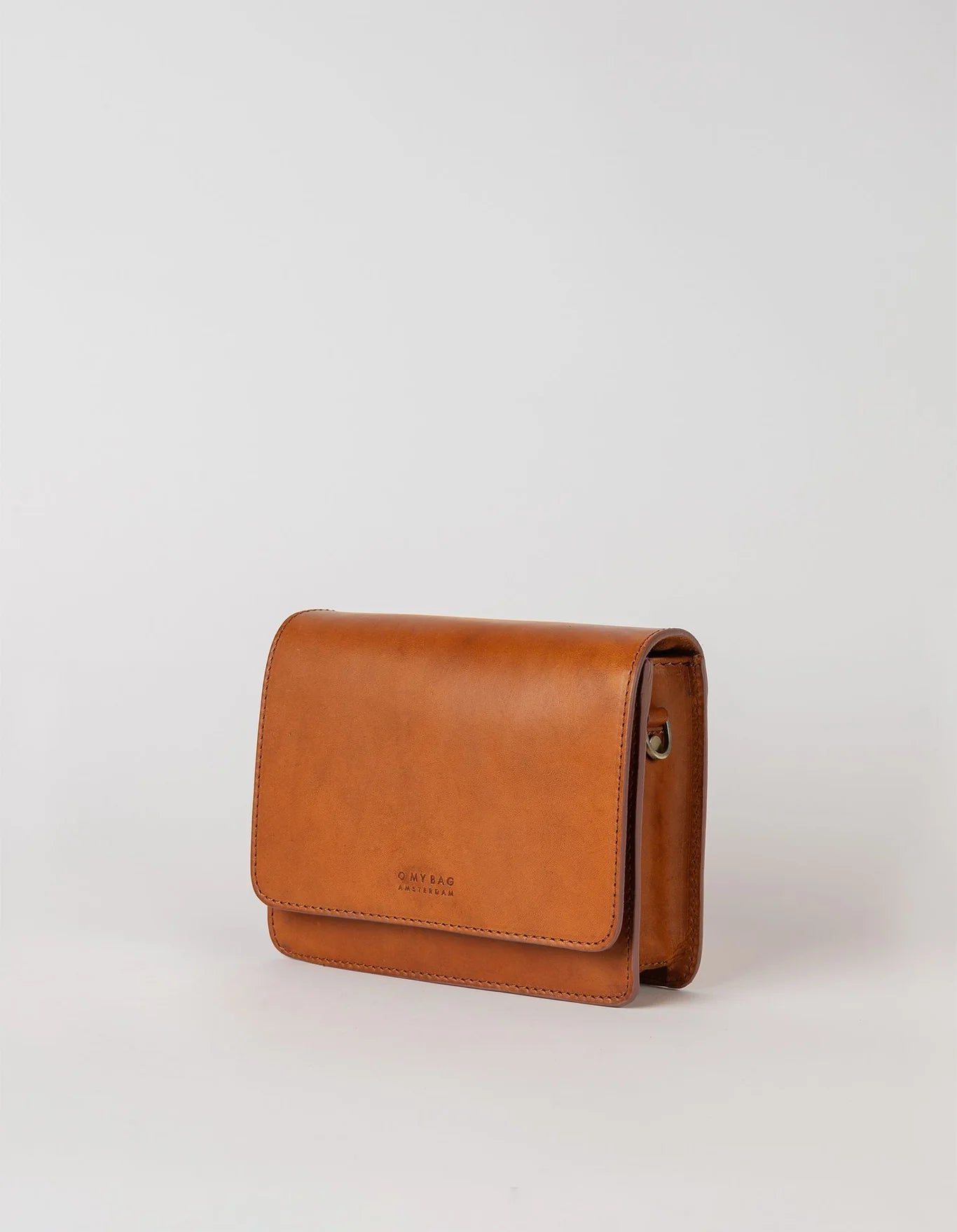Audrey Mini Cognac Classic Leather Bag