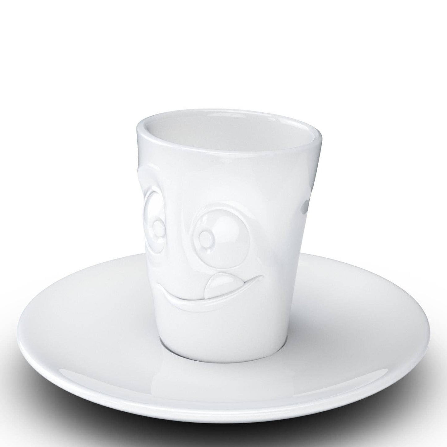 Tasty Face Espresso Cup with Saucer