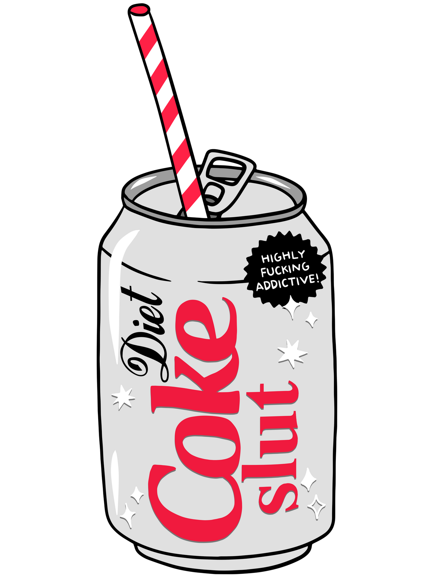 Diet Coke Slut Sticker