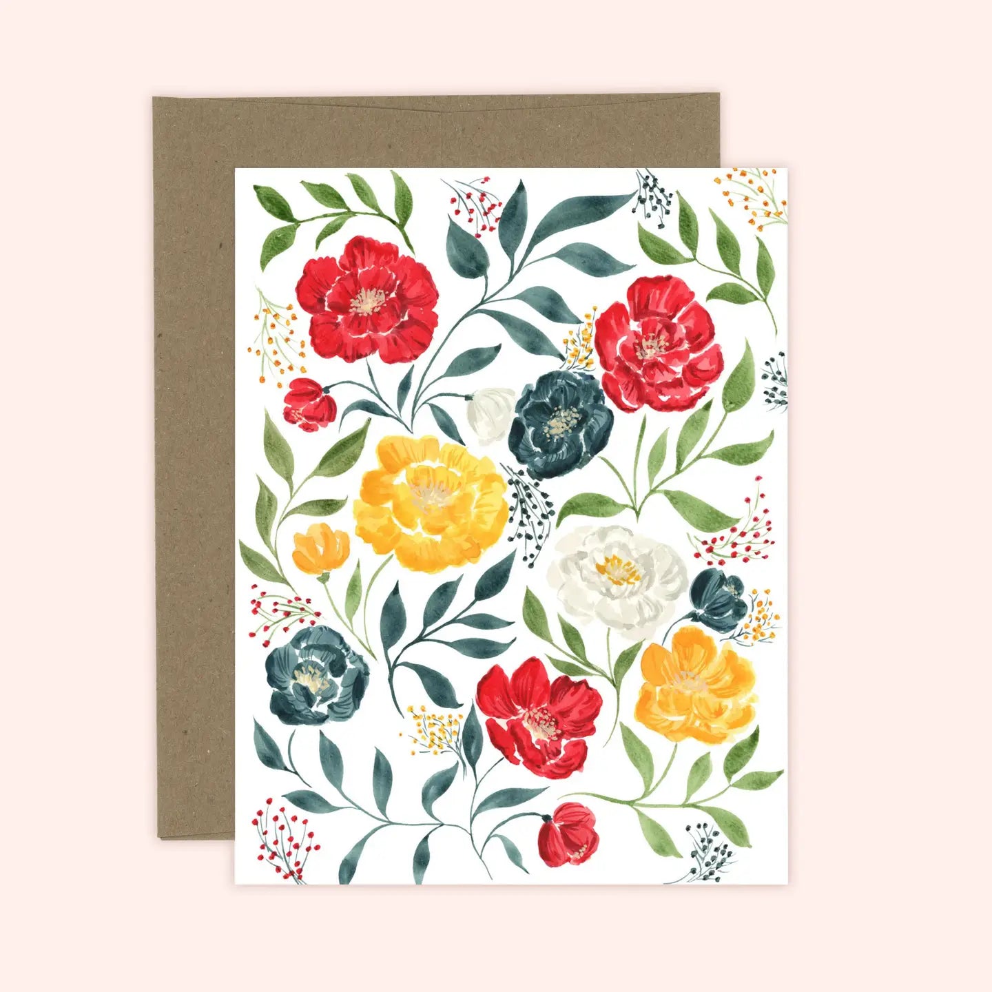 Colour Pop Florals Card