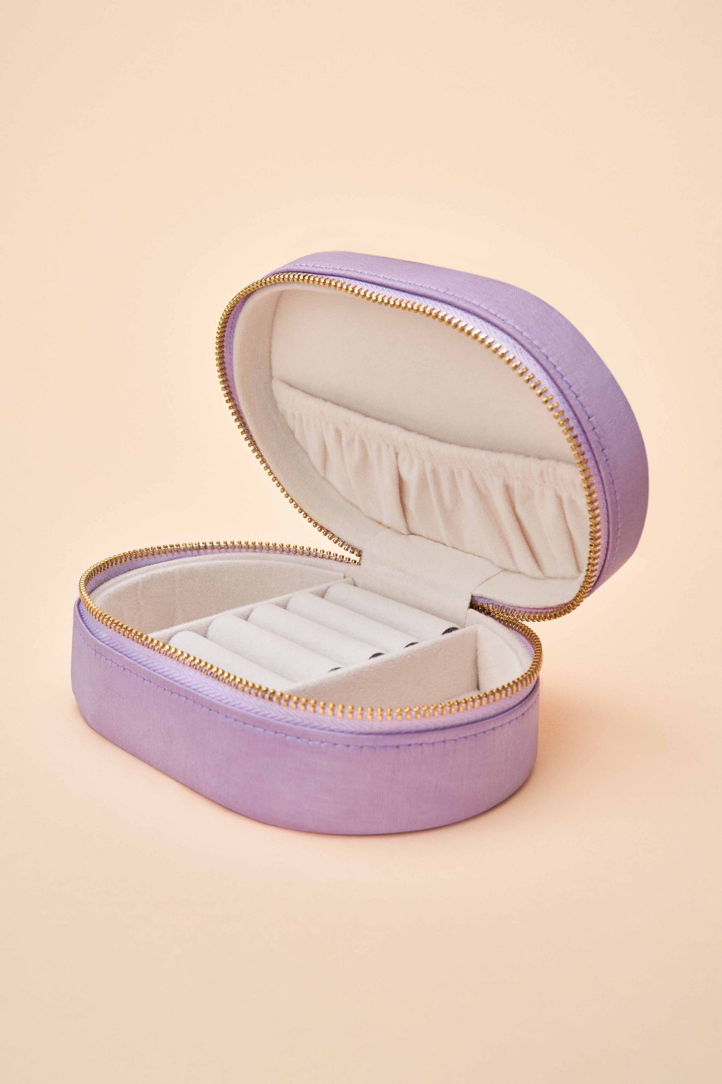 Oval Jewellery Box | Hummingbird in Lavender